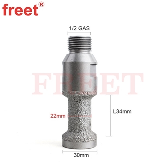 22Mm Diamond CNC Vacuum Brazed Finger Bits