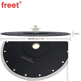 250Mm Super Thin Porcelain Diamond  Saw Blades