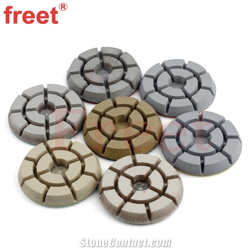 80Mm Wet Diamond Floor Polishing Pads For  Concrete