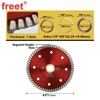 Diameter 115Mm Super Thin Diamond Tile Cutting Blade