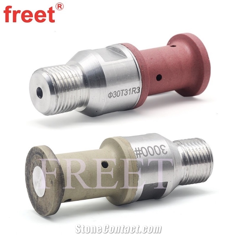 Diamond Finger Bit With 1/2 Gas Arbor For Slab Grinding