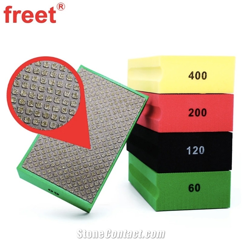 Diamond Hand Polishing Pads For Granite And Marble