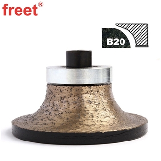Metal Bond B Series Demi Bullnose Router Bits