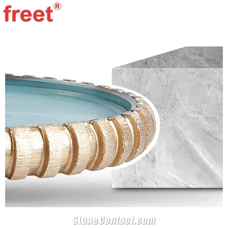 Segmented Diamond Edge Roman Profiling Wheel D300mm