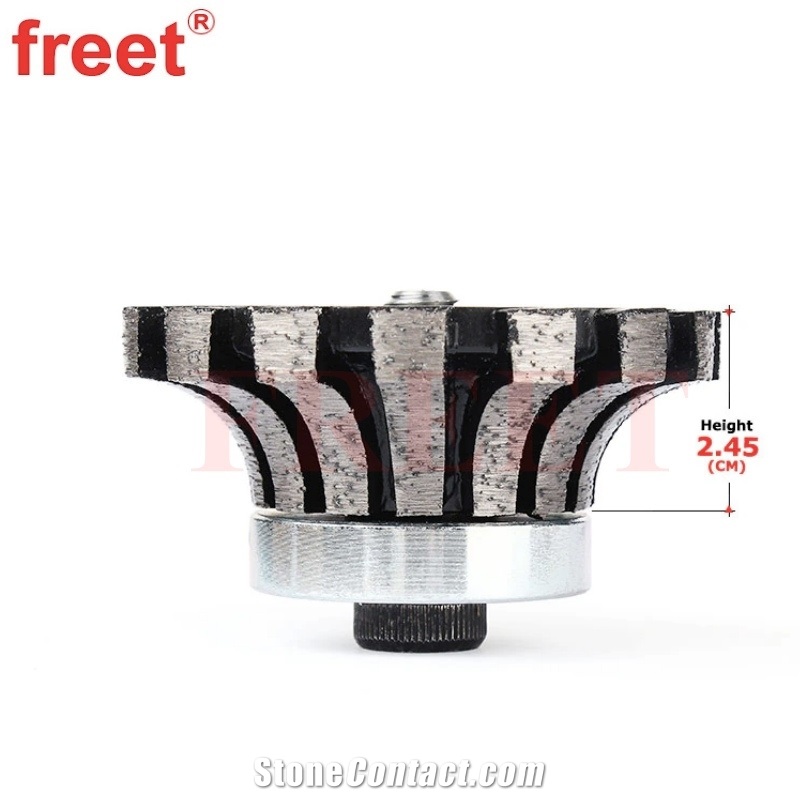 Segmented Dupont H Shape Diamond Profiling Wheel For Stone