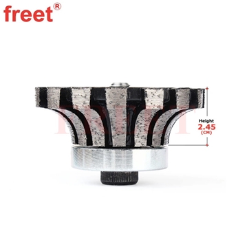 Segmented Dupont H Shape Diamond Profiling Wheel For Stone