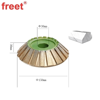 Sintered 150Mm Diamond Edge Profiling Wheel