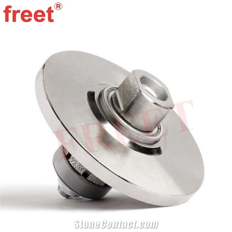 Vacuum Brazed Demi Bullnose Diamond Profile Router Bits