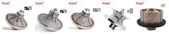 Vacuum Brazed Demi Bullnose Diamond Profile Router Bits