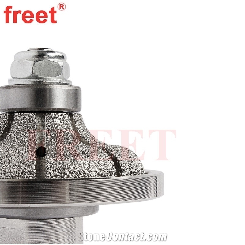 Vacuum Brazed Ogee Diamond Bullnose Profiling Wheel