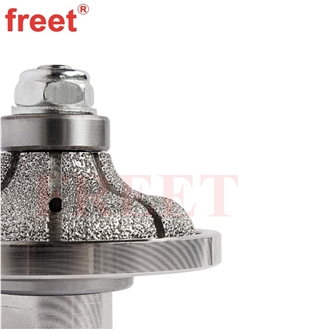 Vacuum Brazed Ogee Diamond Bullnose Profiling Wheel