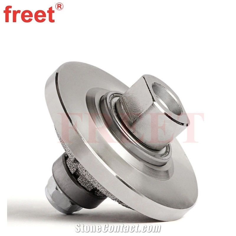 Vacuum Brazed Ogee Diamond Bullnose Profiling Wheel