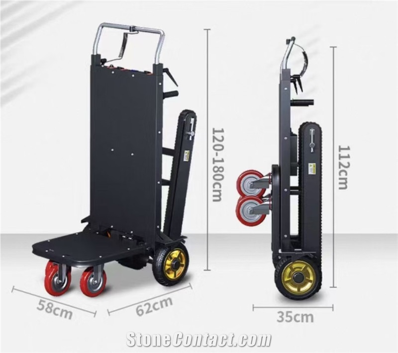 Lithium-Battery Tracked Electric Stair-Climbing Trolley