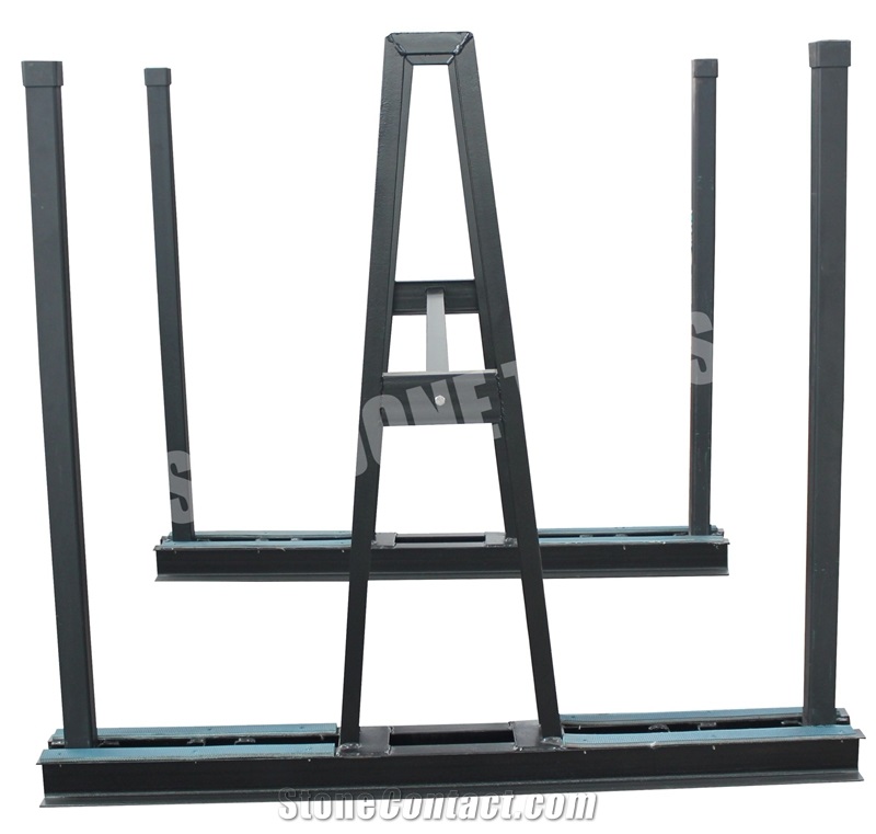 Slab Storage Rack With A-Frame（With Safety Pole)-M