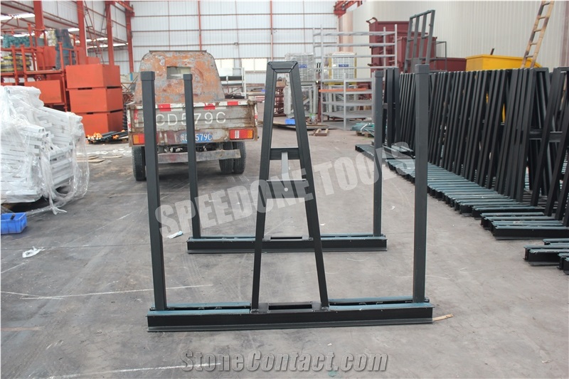 Slab Storage Rack With A-Frame（With Safety Pole)-M