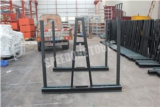 Slab Storage Rack With A-Frame（With Safety Pole)-M