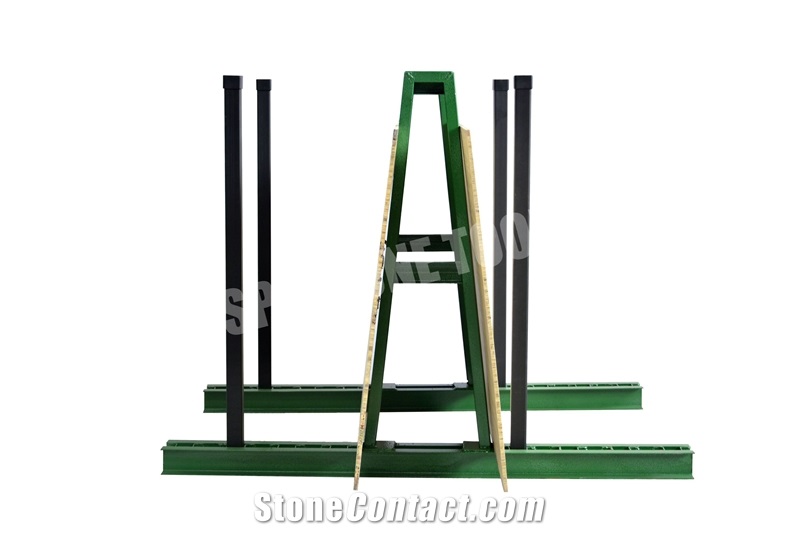 Slab Storage Rack With A-Frame（With Safety Pole)-M