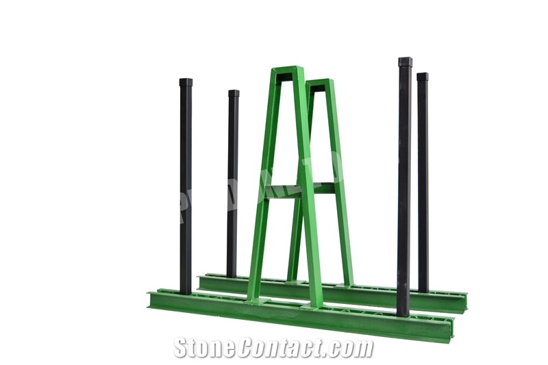 Slab Storage Rack With A-Frame（With Safety Pole)-M
