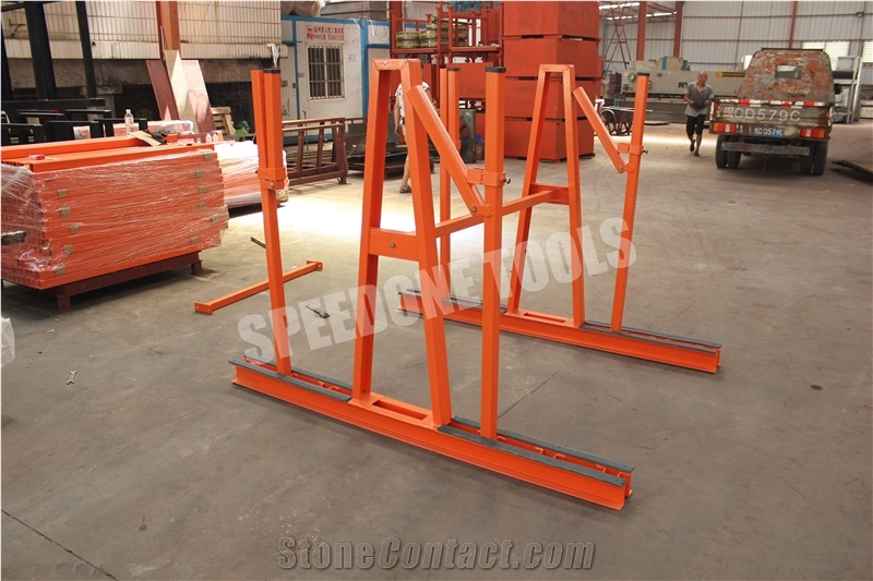 Slab Storage Rack With A-Frame（With Safety Pole)-N