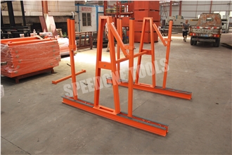 Slab Storage Rack With A-Frame（With Safety Pole)-N