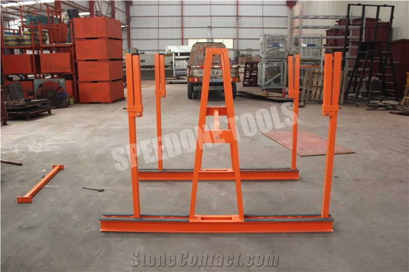 Slab Storage Rack With A-Frame（With Safety Pole)-N
