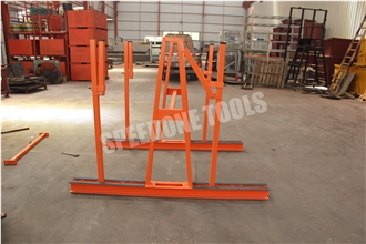 Slab Storage Rack With A-Frame（With Safety Pole)-N