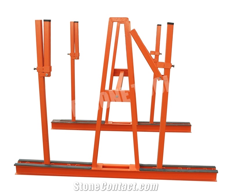 Slab Storage Rack With A-Frame（With Safety Pole)-N