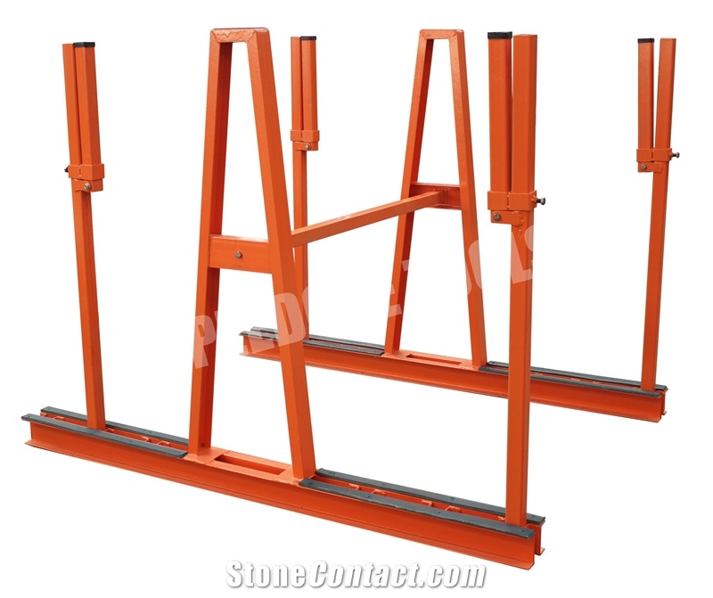Slab Storage Rack With A-Frame（With Safety Pole)-N