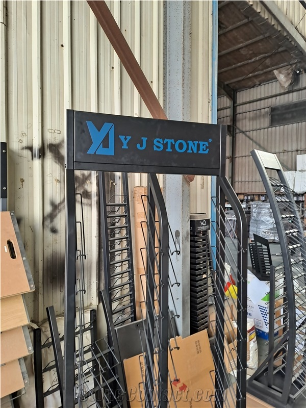 Black Metal Display Rack With Billboard