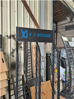 Black Metal Display Rack With Billboard