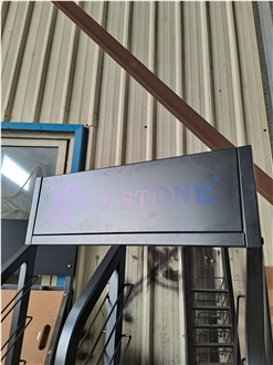 Black Metal Display Rack With Billboard