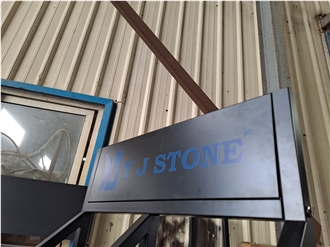 Black Metal Display Rack With Billboard