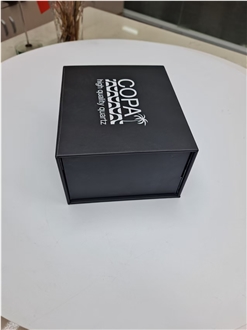 Black - Paperboard Flip - Cover Display Case