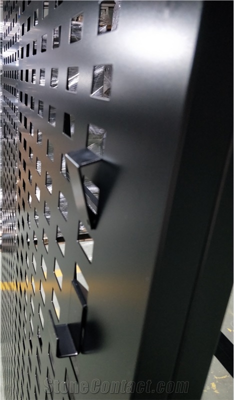 Black Pegboard Display Rack