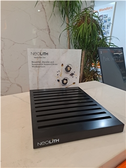 Desktop Multi-Slot Display Rack With Branding Area