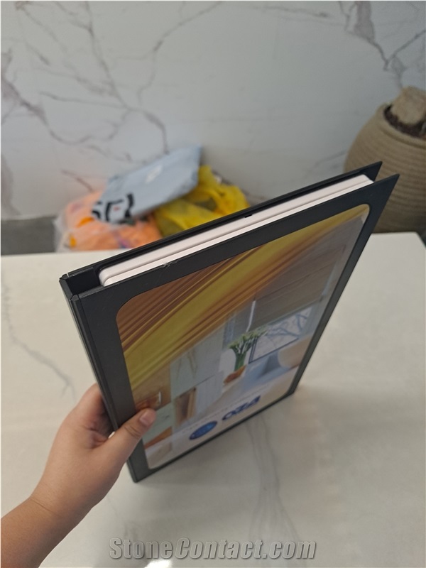 Double - Fold Plastic Sample Brochure