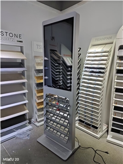 Electronic Screen Tile Display Rack
