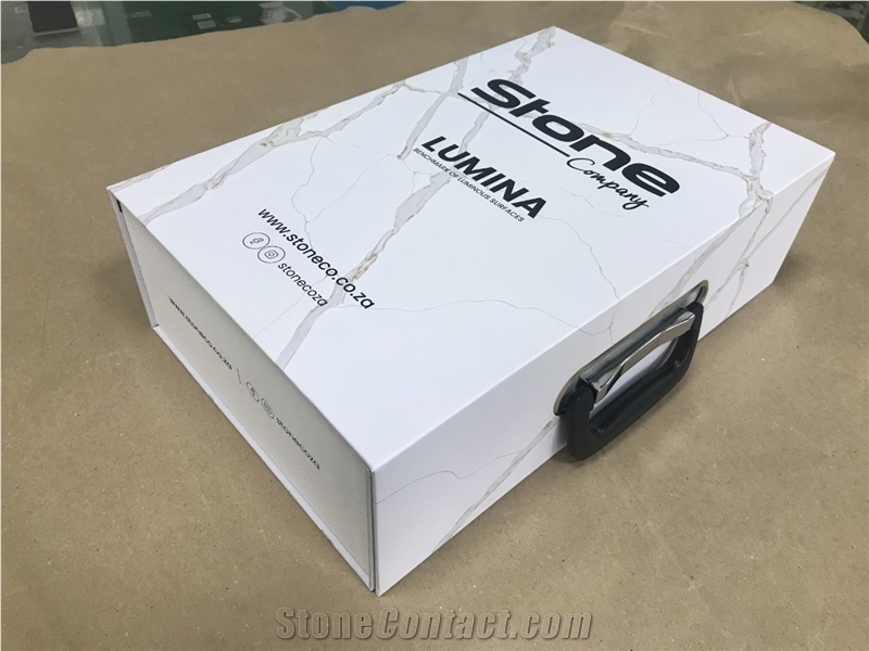 EVA Split Multi - Color Stone Slab Sample Case