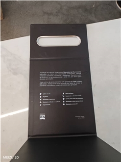 Foldable Rigid Display Box With Integrated Info Panel