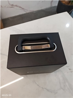 Foldable Rigid Display Box With Integrated Info Panel