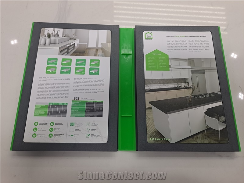 Four - Fold Plastic Sample Brochure With Different Layouts