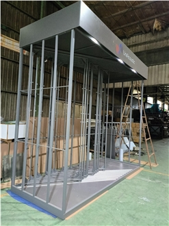 Large - Scale Showroom Display Rack