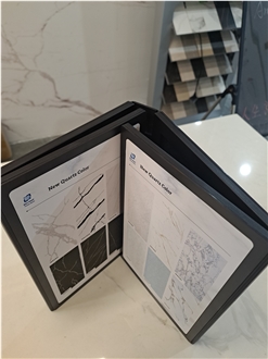 Plastic Four-Fold Sample Brochure With Multi-Panel Display