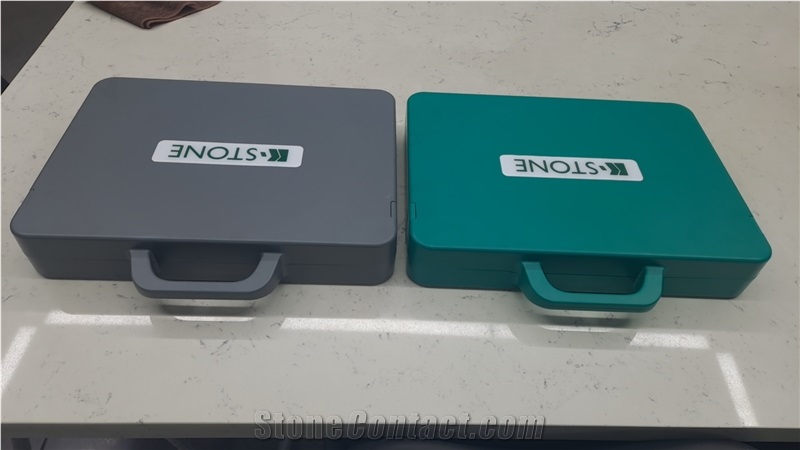 Portable Sample Display Case With Info Panel