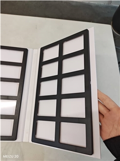 Quad - Fold Plastic Stone - Look Sample Portfolio