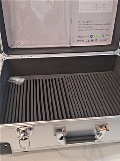 Rolling Sample Display Aluminum Case