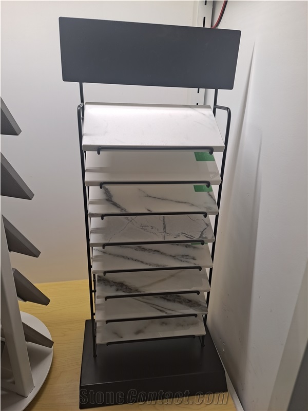 Simple Stone Display Rack-Black
