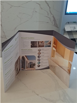 Tri-Fold Sample Brochure –Interior Design Color Palettes