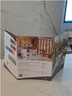 Tri-Fold Sample Brochure –Interior Design Color Palettes