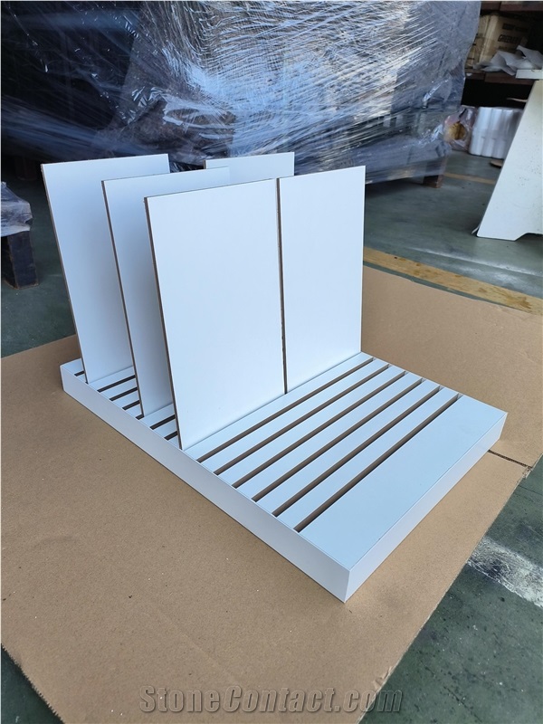 White Countertop Display Rack